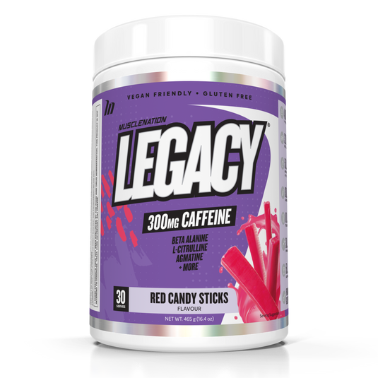 Muscle Nation LEGACY PRE WORKOUT - RED CANDY STICKS
