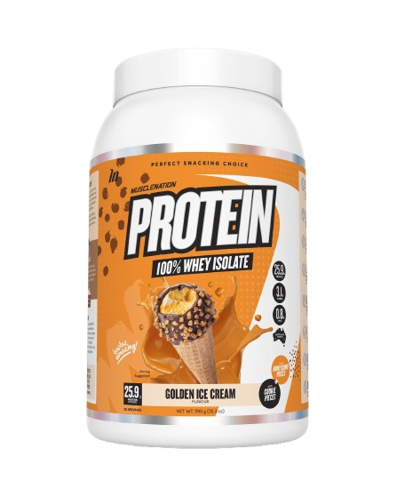 Load image into Gallery viewer, Muscle Nation PROTEIN 100% WHEY ISOLATE - GOLDEN ICE CREAM
