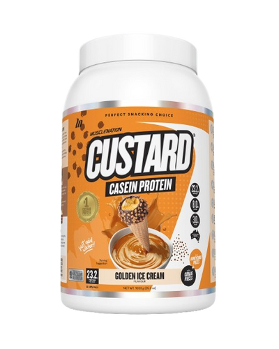 Muscle Nation CUSTARD CASEIN PROTEIN - Golden Ice Cream