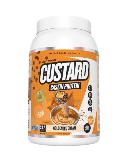 Muscle Nation CUSTARD CASEIN PROTEIN - Golden Ice Cream