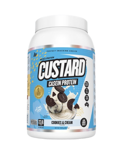 Muscle Nation CUSTARD CASEIN PROTEIN - Cookies & Cream