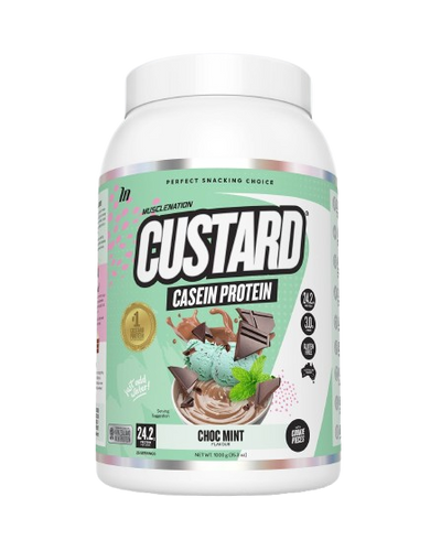 Muscle Nation CUSTARD CASEIN PROTEIN - Choc Mint