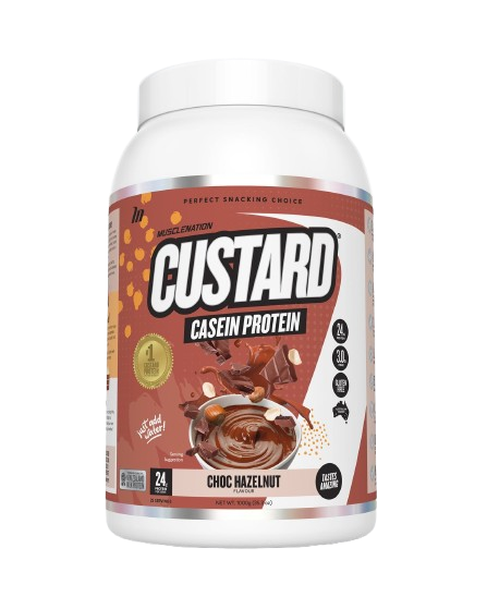 Muscle Nation CUSTARD CASEIN PROTEIN - Choc Hazelnut