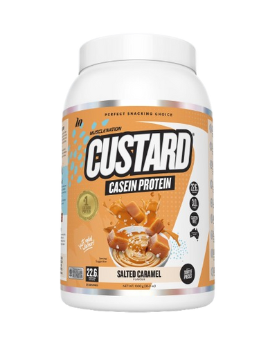 Muscle Nation CUSTARD CASEIN PROTEIN - Salted Caramel