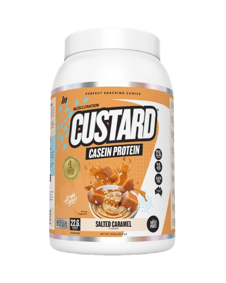 Muscle Nation CUSTARD CASEIN PROTEIN - Salted Caramel