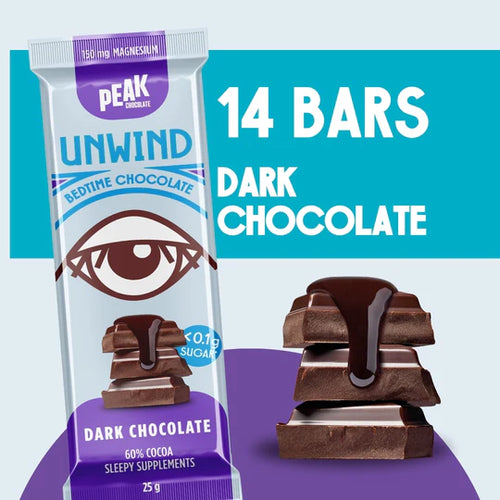 PEAK CHOCOLATE UNWIND BARS - Dark Chocolate