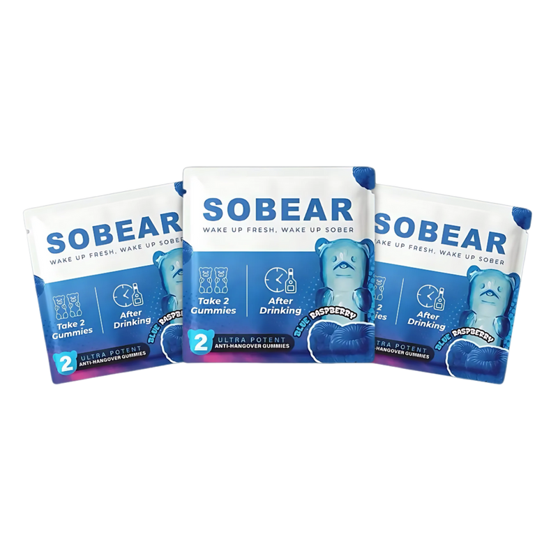Load image into Gallery viewer, SOBEAR ANTI HANGOVER GUMMY Single Serves
