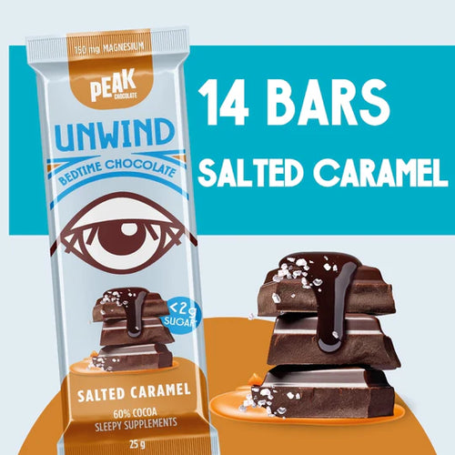 PEAK CHOCOLATE UNWIND BARS - Salted Caramel