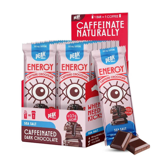 PEAK CHOCOLATE ENERGY BARS - Sea Salt