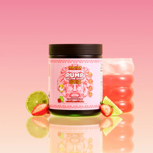 HERCULES Pump of the Gods- Ultimate Non Stim Pre-Workout - Crono's Strawberry LIme