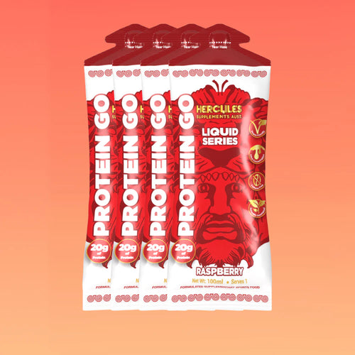 HERCULES Protein Go - Protein Gel Sachet Raspberry (cases of 30)