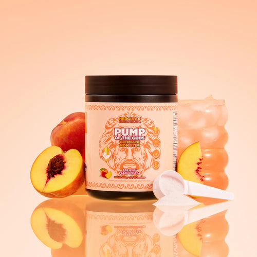 HERCULES Pump of the Gods- Ultimate Non Stim Pre-Workout - Perseus Peach Ice Tea