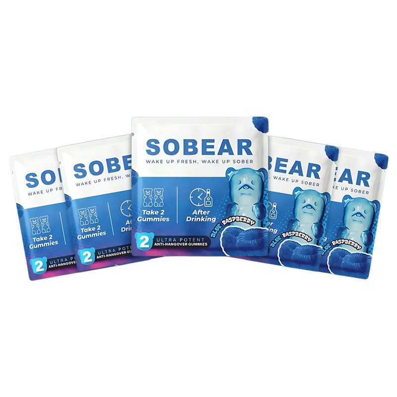 Load image into Gallery viewer, SOBEAR ANTI HANGOVER GUMMY Single Serves
