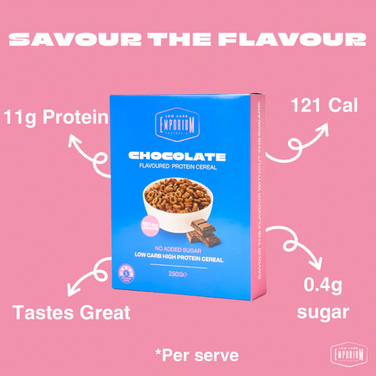 Low Carb Protein Cereal - Chocolate Flavour - 250g