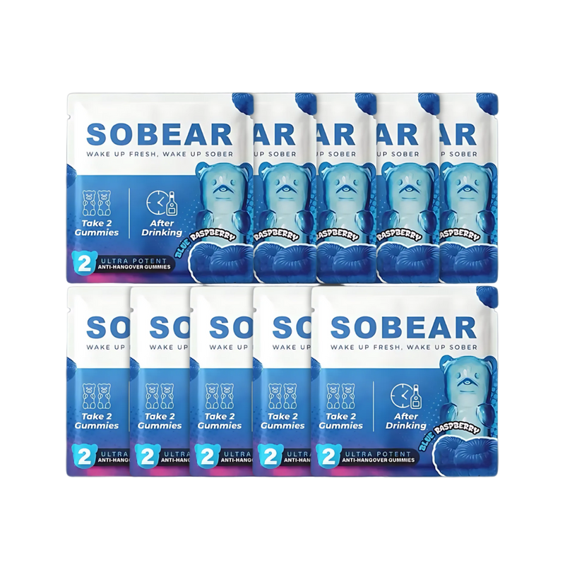Load image into Gallery viewer, SOBEAR ANTI HANGOVER GUMMY Single Serves
