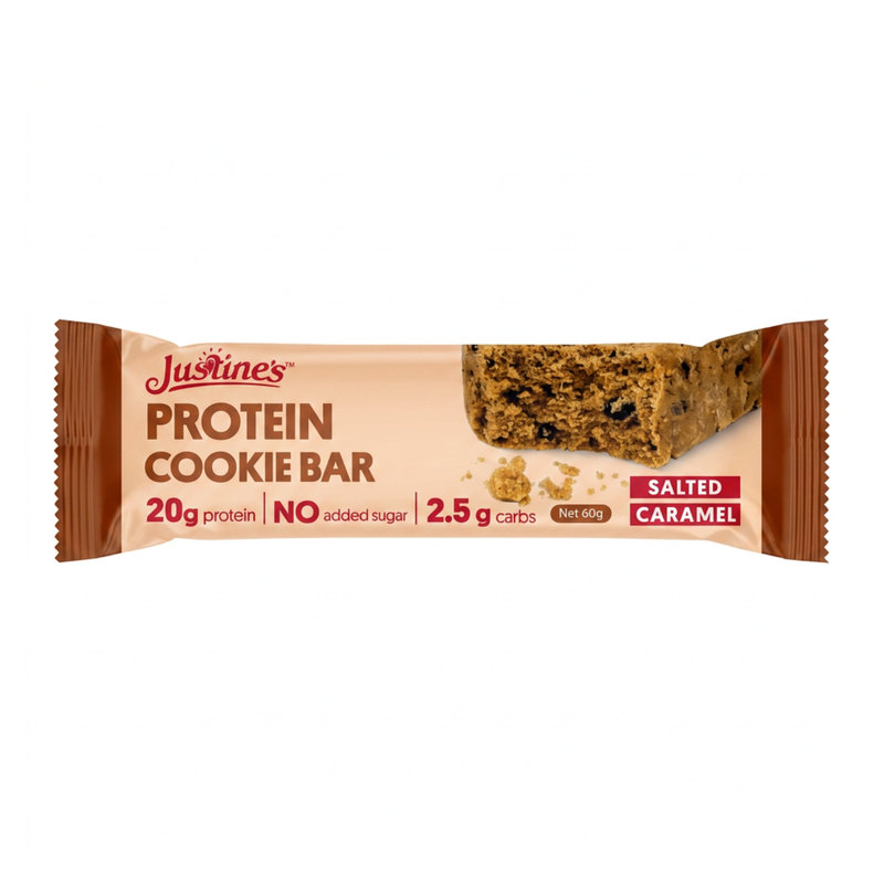 Load image into Gallery viewer, Justine's Protein Cookie Bar Forty Thieves Peanut Butter 60g
