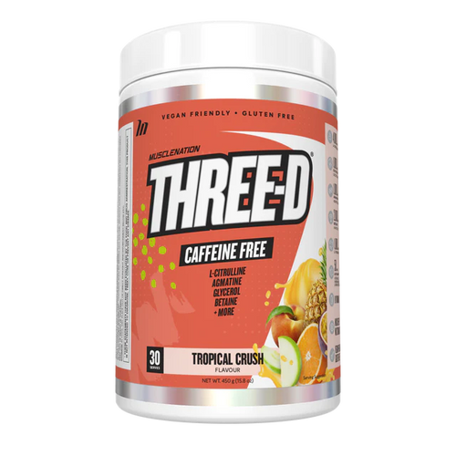 Muscle Nation THREE-D NON STIM PRE WORKOUT - TROPICAL CRUSH