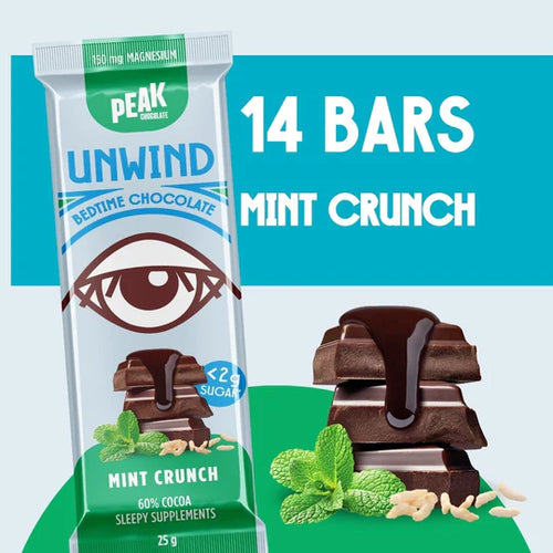 PEAK CHOCOLATE UNWIND BARS - Mint Crunch
