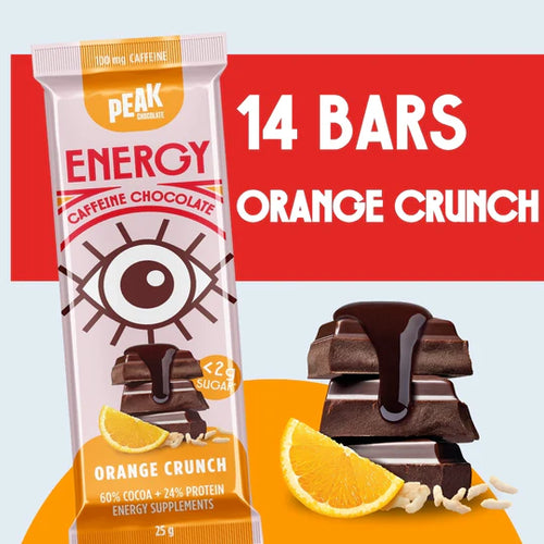 PEAK CHOCOLATE ENERGY BARS - Orange Chocolate