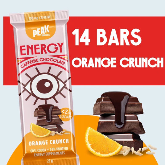 PEAK CHOCOLATE ENERGY BARS - Orange Chocolate