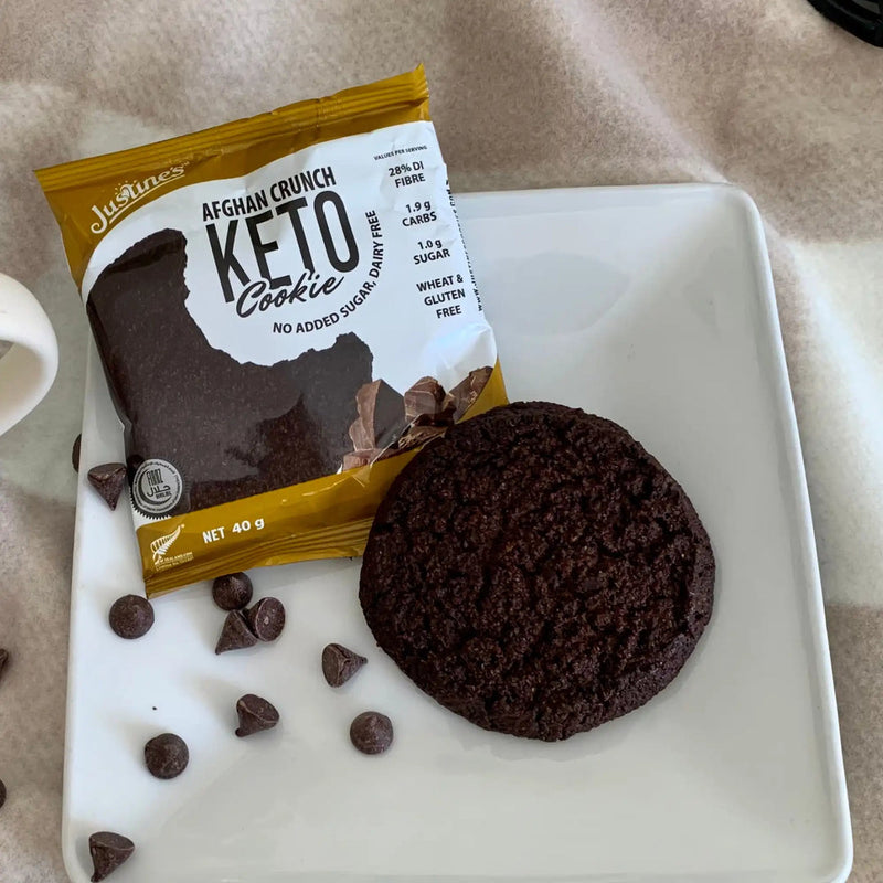 Load image into Gallery viewer, Justine&#39;s Keto Crunch Cookie Afghan 40g
