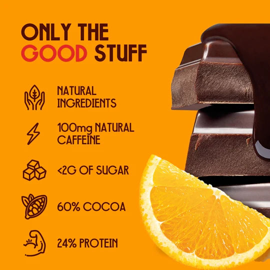 Load image into Gallery viewer, PEAK CHOCOLATE ENERGY BARS - Orange Chocolate
