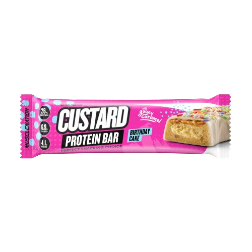 Load image into Gallery viewer, MN CUSTARD PROTEIN BAR - BIRTHDAY CAKE  (12 bars)
