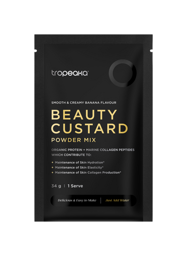 Tropeaka BEAUTY CUSTARD SMOOTH & CREAMY BANANA SINGLE SERVE