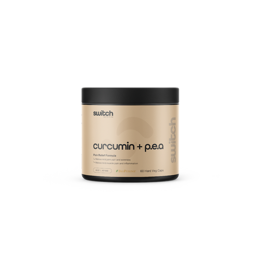 SWITCH Essentials - CURCUMIN + P.EA - TGA [60 Capsules]