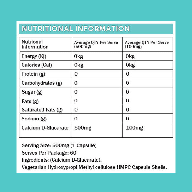 Load image into Gallery viewer, Primabolics Calcium D-Glucarate 500mg x 60 cap
