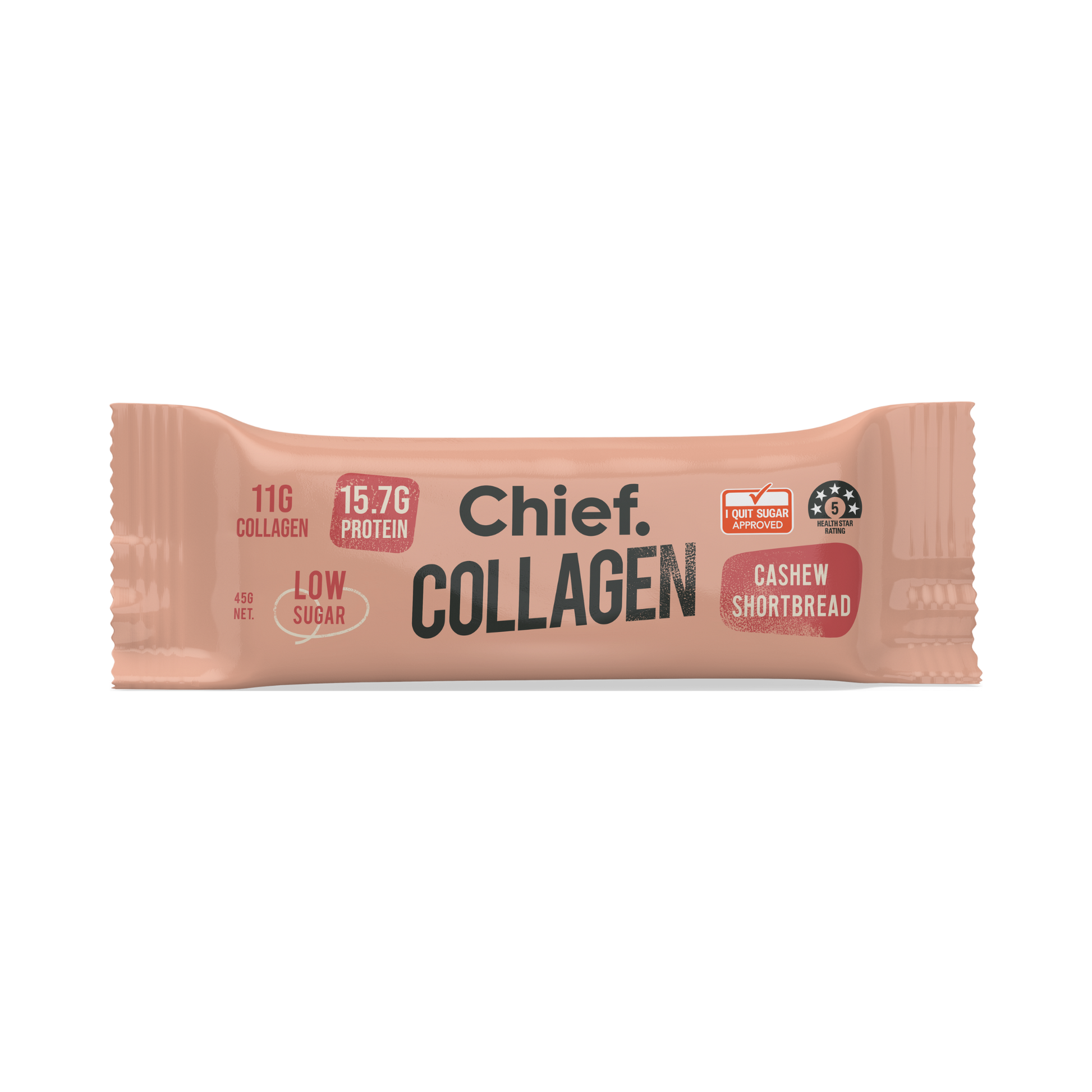 CHIEF Collagen Protein Bar - Cashew Shortbread