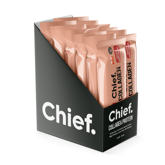 CHIEF Collagen Protein Bar - Cashew Shortbread (box of 12)