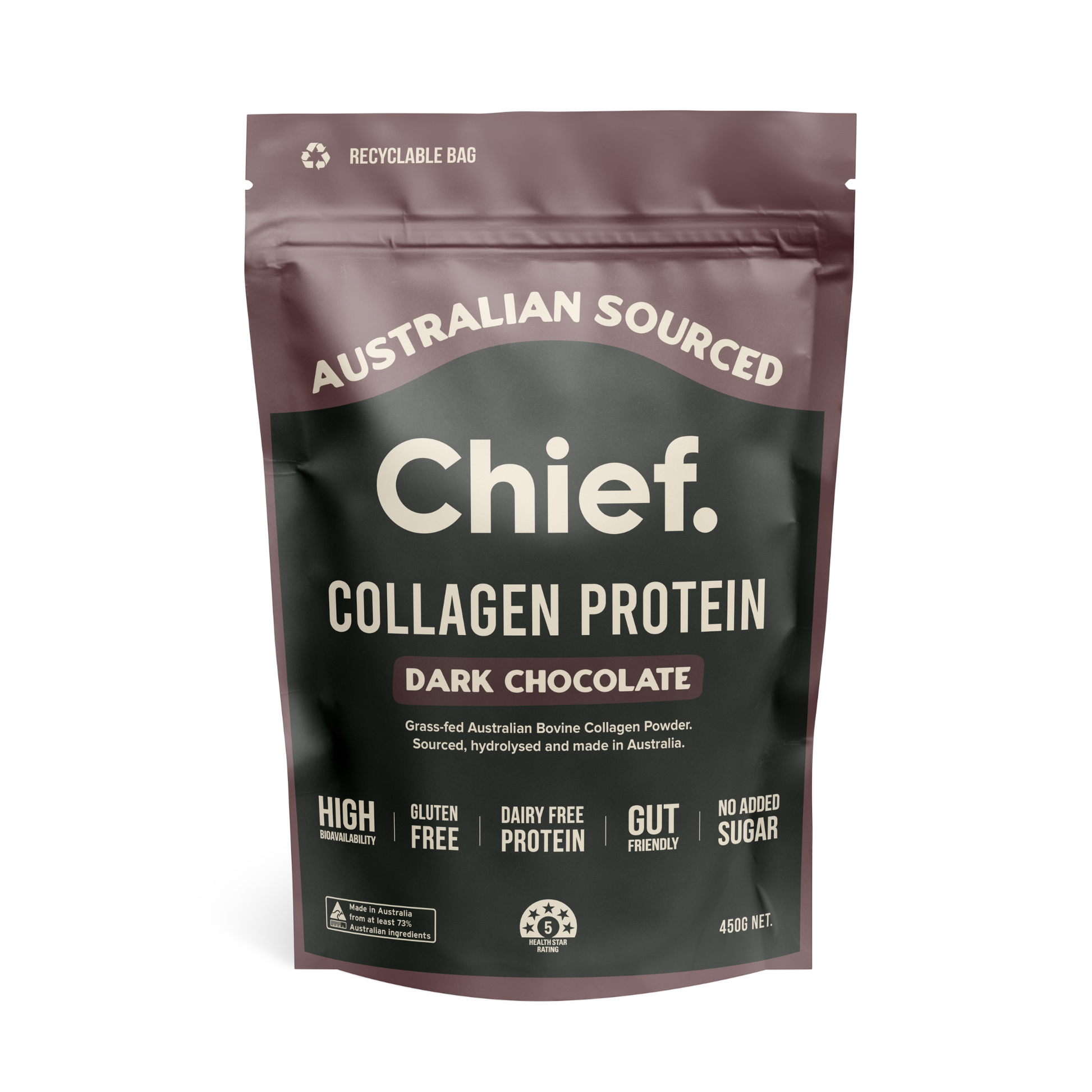 CHIEF GRASS-FED COLLAGEN - Dark Choc