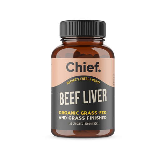 CHIEF Organic Beef Liver Energy Boost (120 Capsules)