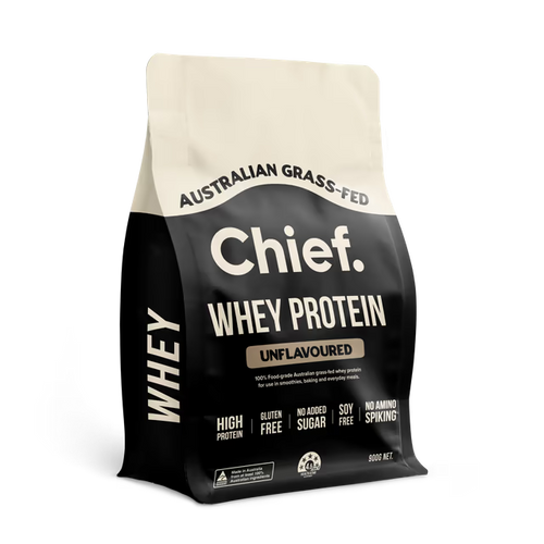 Chief Nutrition Grass-fed Whey Protein Powder (30 serves)