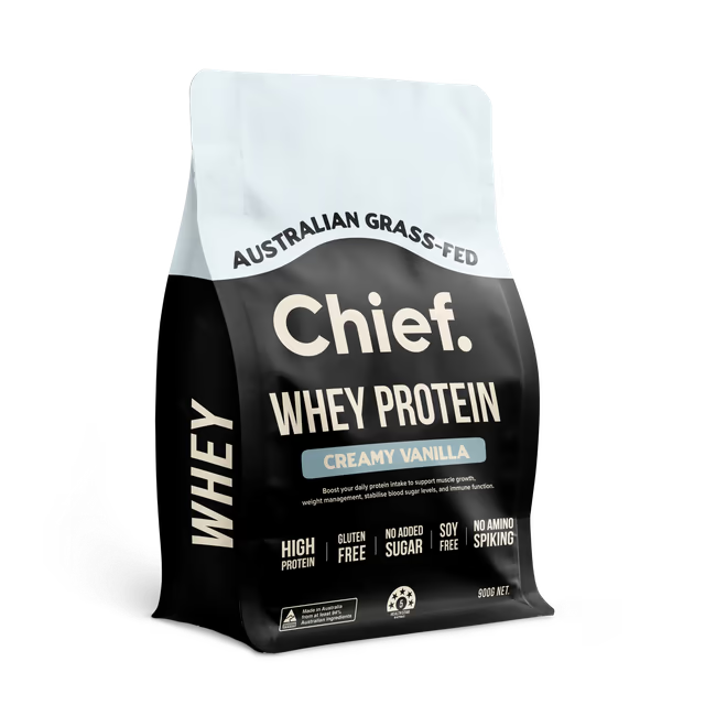 Load image into Gallery viewer, Chief Nutrition Grass-fed Whey Protein Powder (30 serves)
