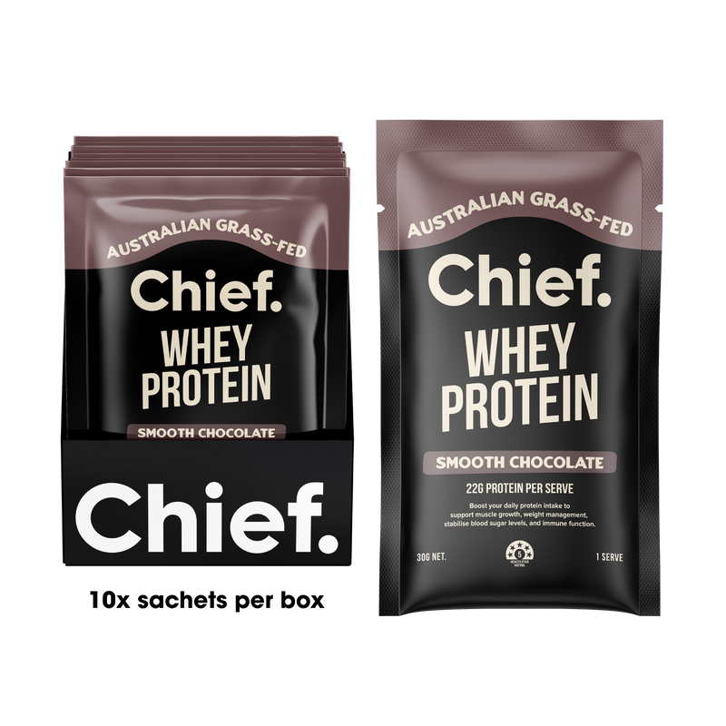 Load image into Gallery viewer, Chief Nutrition Grass-fed Whey Protein Powder (Box of 10)
