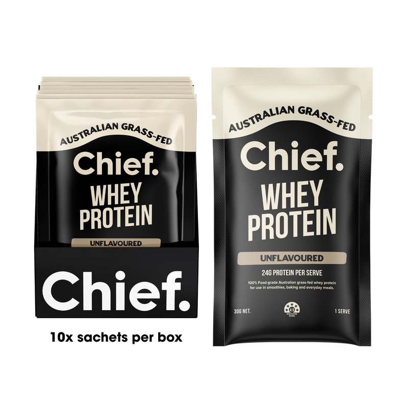 Load image into Gallery viewer, Chief Nutrition Grass-fed Whey Protein Powder (Box of 10)
