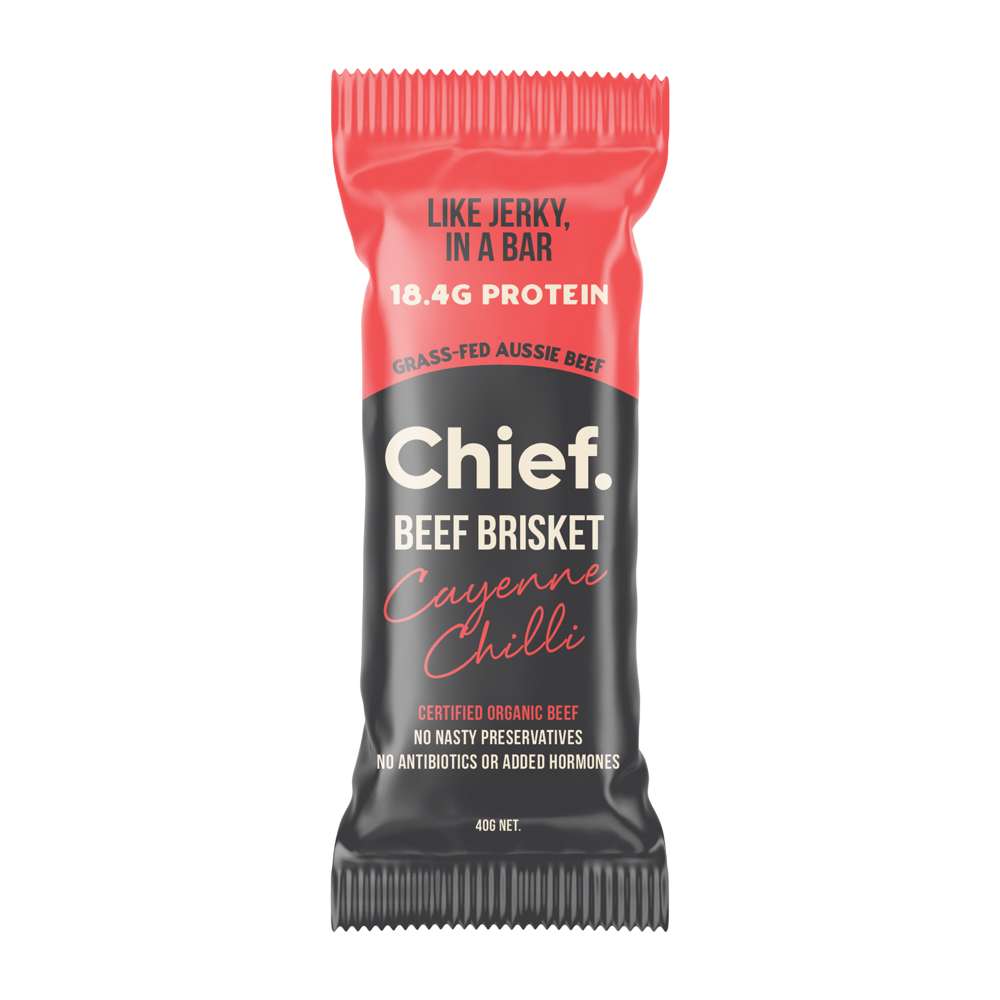 CHIEF ORGANIC GRASS-FED BEEF BAR - Chili