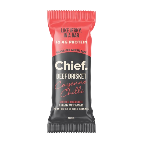 Load image into Gallery viewer, CHIEF ORGANIC GRASS-FED BEEF BAR - Chili  (12 bars)
