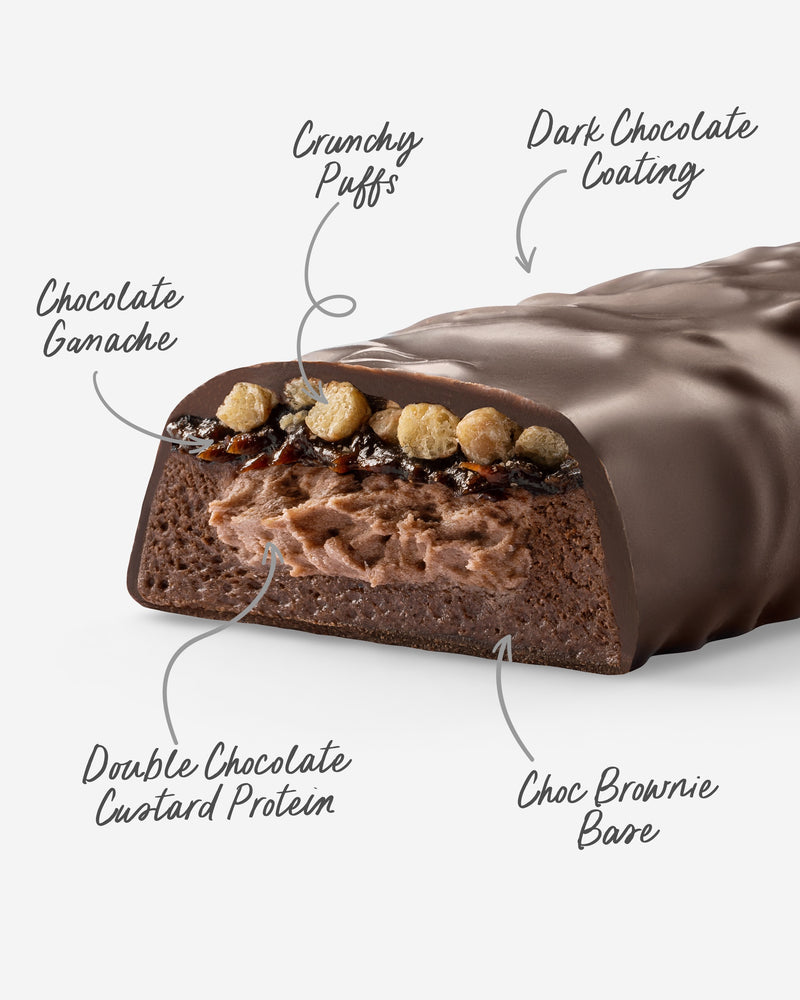 Load image into Gallery viewer, MN CUSTARD PROTEIN BAR - CHOC FUDGE  (12 bars)
