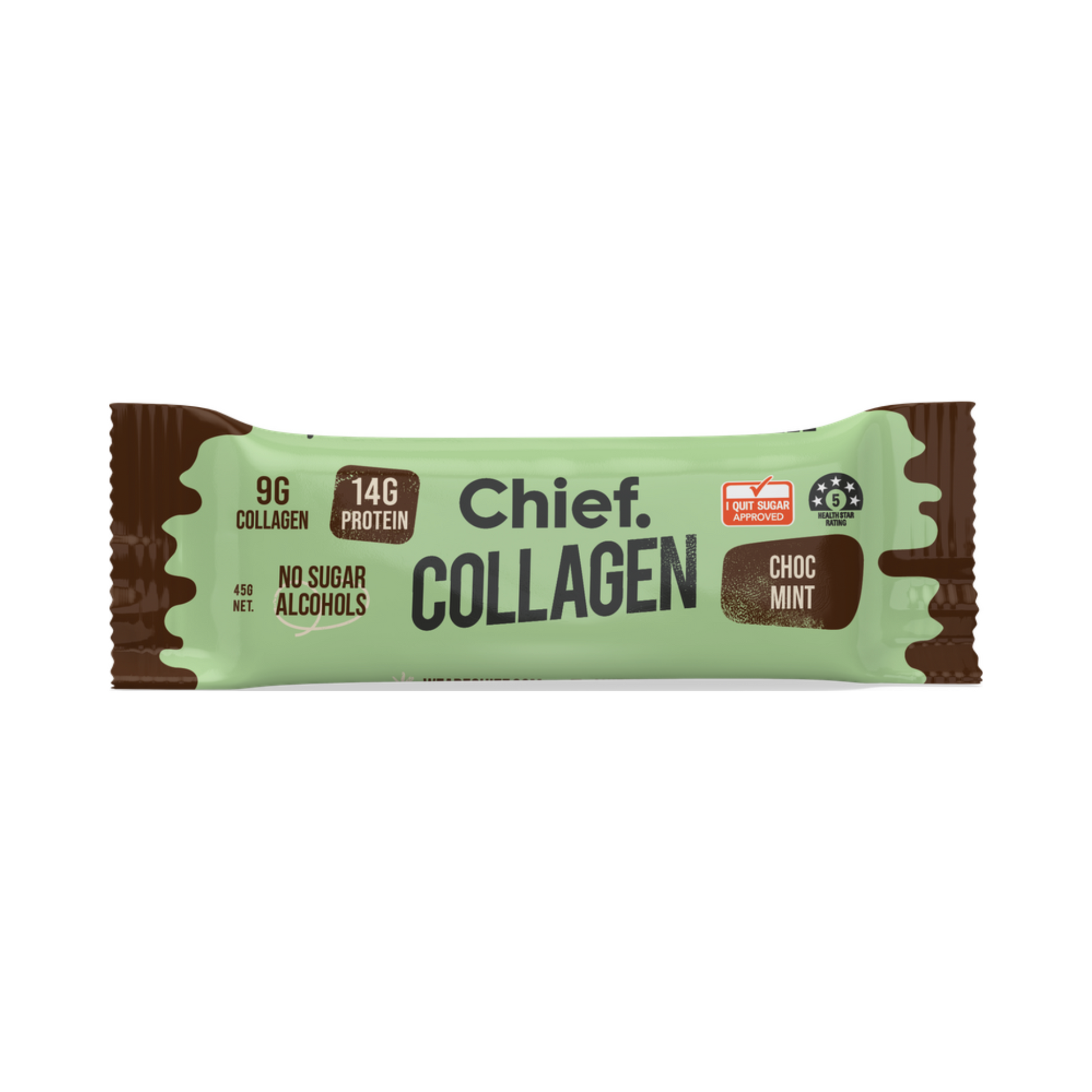 CHIEF Collagen Protein Bar - Choc Mint