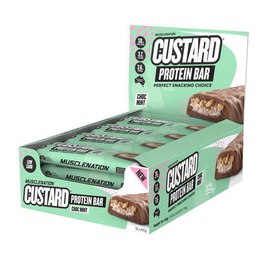 MN CUSTARD PROTEIN BAR - CHOC MINT (12 bars)