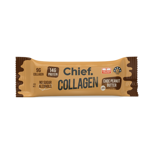 CHIEF Collagen Protein Bar - Choc Peanut