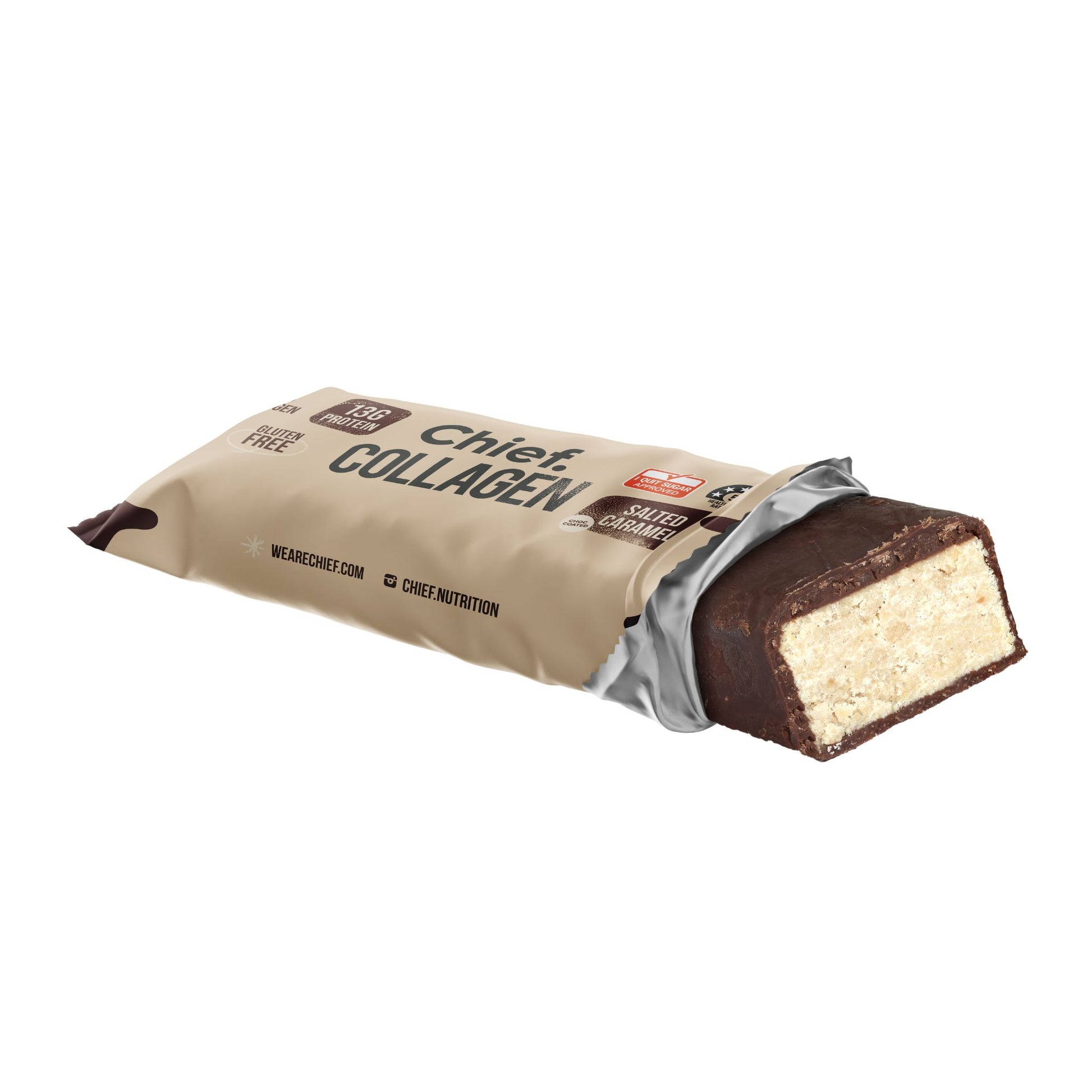 CHIEF Collagen Protein Bar - Salted Caramel