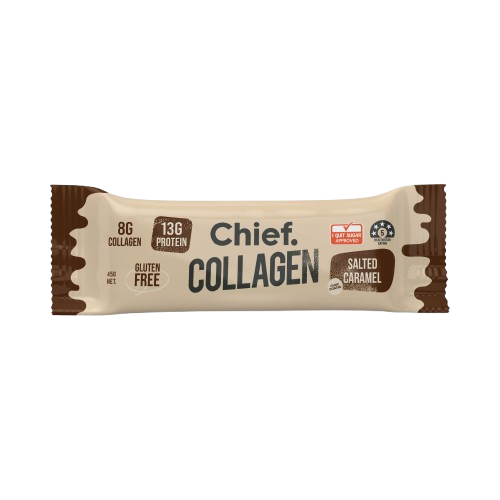 Load image into Gallery viewer, CHIEF Collagen Protein Bar - Salted Caramel (box of 12)
