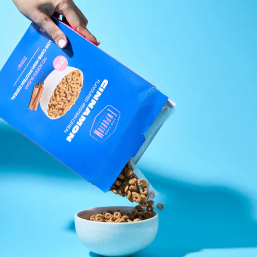 Load image into Gallery viewer, Low Carb Protein Cereal - Cinnamon Flavour - 250g
