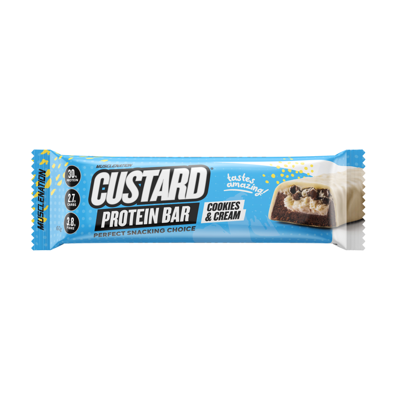 Load image into Gallery viewer, MN CUSTARD PROTEIN BAR - Cookies &amp; Cream 12 bars)
