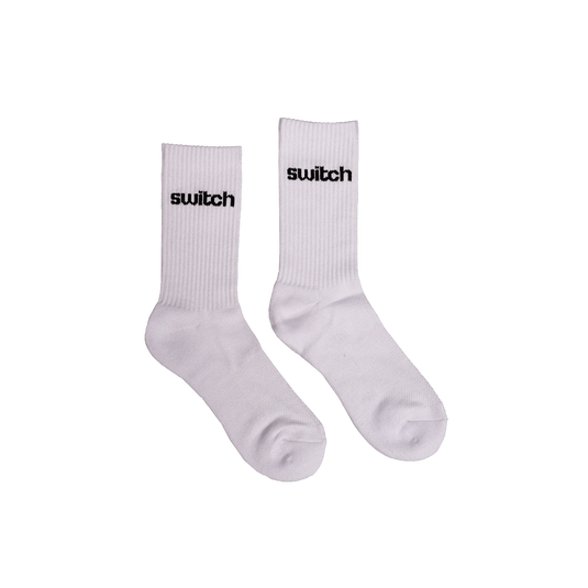 Switch Nutrition - Signature Crew Sock - White - X-Large