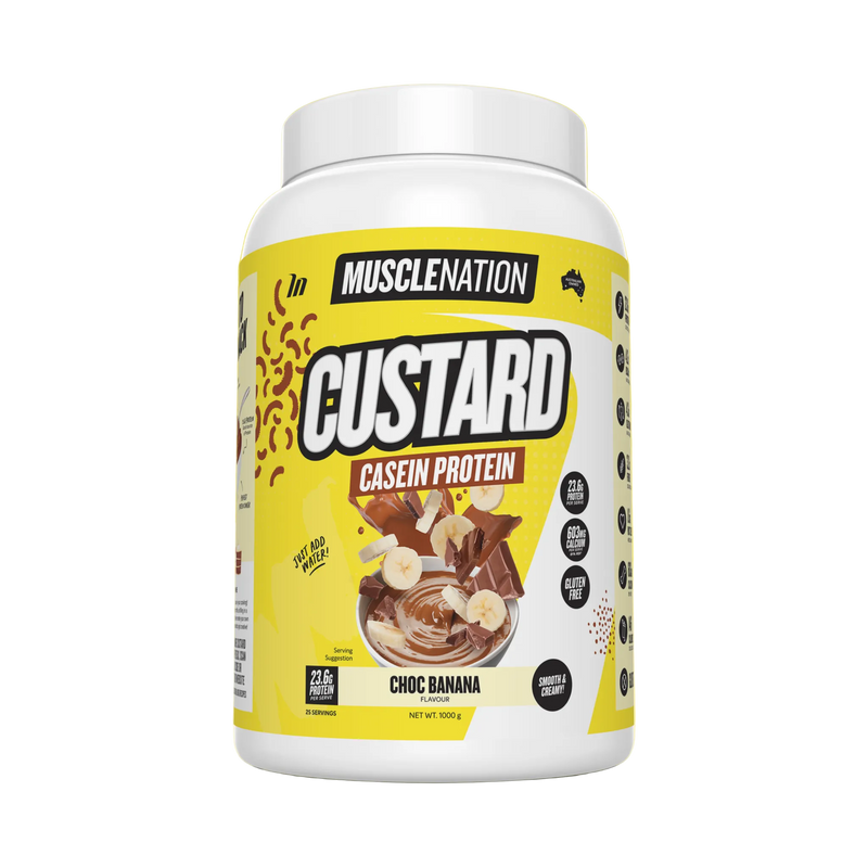 Load image into Gallery viewer, Muscle Nation CUSTARD CASEIN PROTEIN
